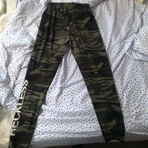 Camo young and reckless leggings!